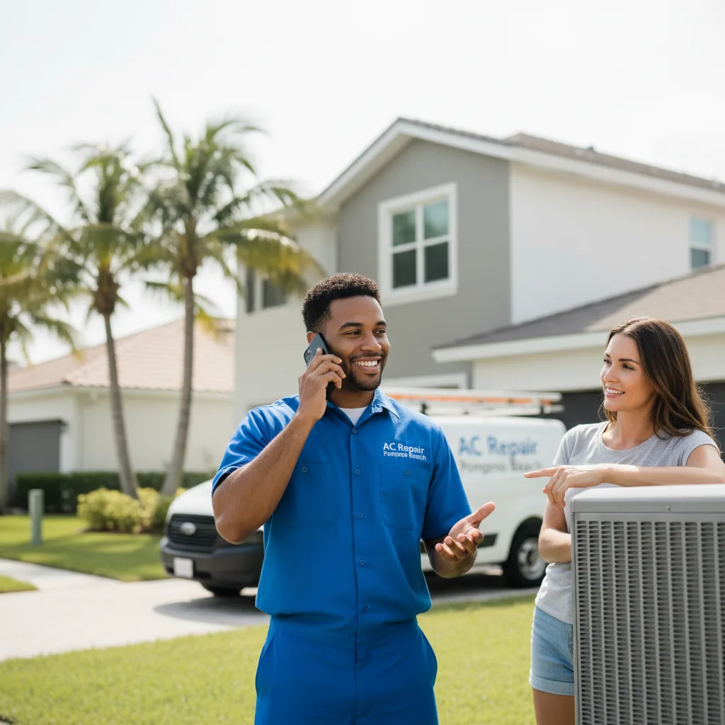AC Repair Pompano Beach customer support in Avis